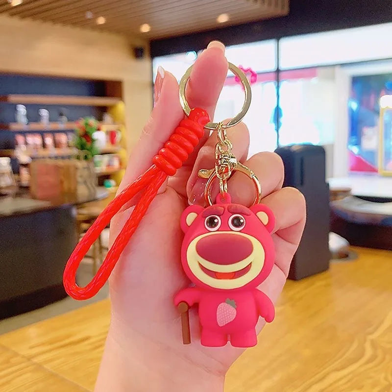 Toy Story Three-Eyed Alien Cartoon Keychain – Cute Bag Charm, Car Pendant & Gift for Girls