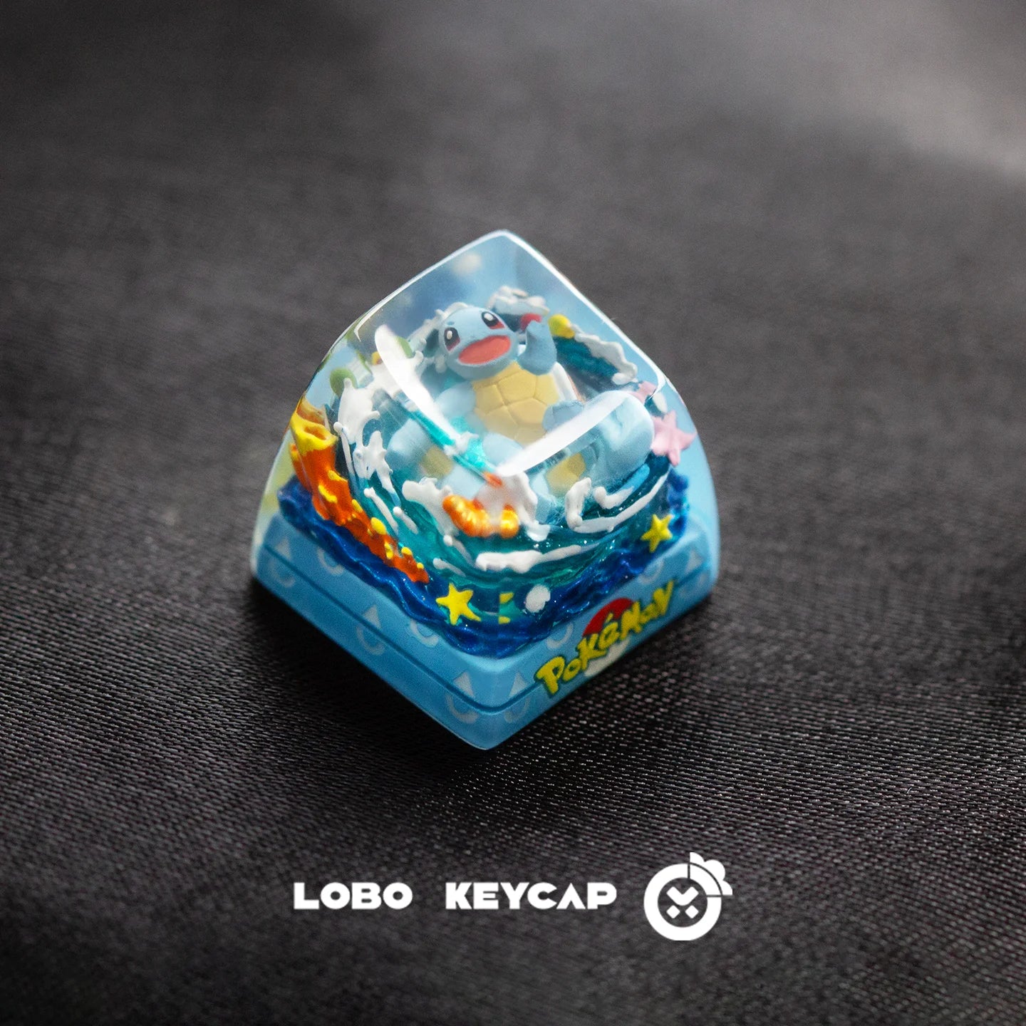 Pokemon Pikachu Transparent Esc Keycap Keyboard Accessories Anime Cute Resin Shrink Drip Glue handmade Keycaps Anime Fans Gift