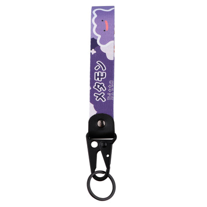 Cute Gengar Key Chain Anime Game Lanyard Key Ring For Motorcycles Cars Backpack Chaveiro Fashion Jewelry Accessories Kids Gifts