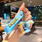 Pokémon Keychain Set, Adorable Pikachu Eevee Charmander figure Keychain, Anime Collectible Key Ring for Bag Backpack Gift