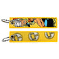 Embroidery Cool Keychain Motorcycles Cars Chaveiro American comics Manga Series Holder Pendant Portable Key Lanyard Accessories