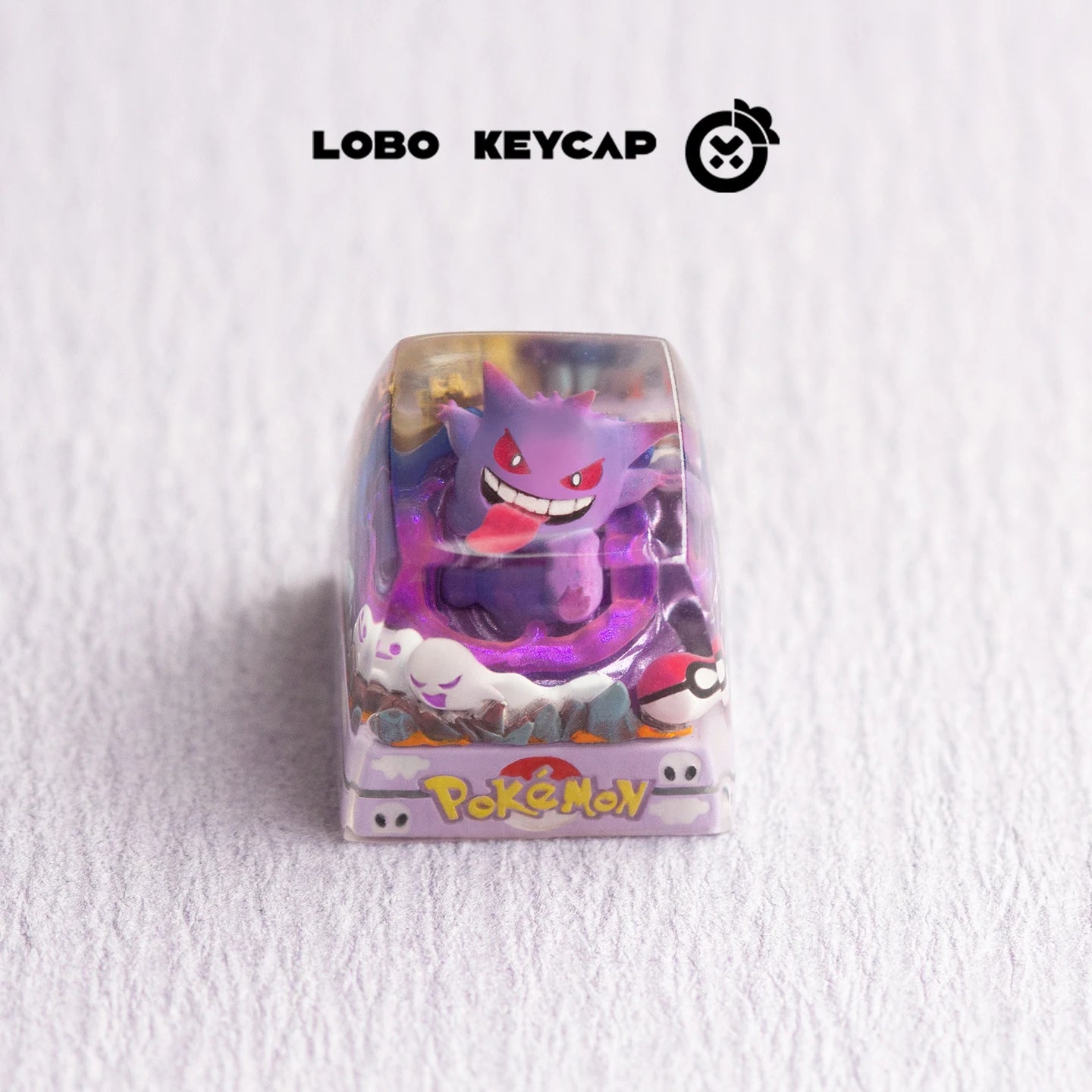 Pokemon Pikachu Transparent Esc Keycap Keyboard Accessories Anime Cute Resin Shrink Drip Glue handmade Keycaps Anime Fans Gift