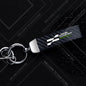 1PCS Car Keychain New JCW Logo For Mini Cooper S F54 F55 F56 F57 R58 R59 Widget Ornaments Metal Carbon Fiber Leather Key Chain