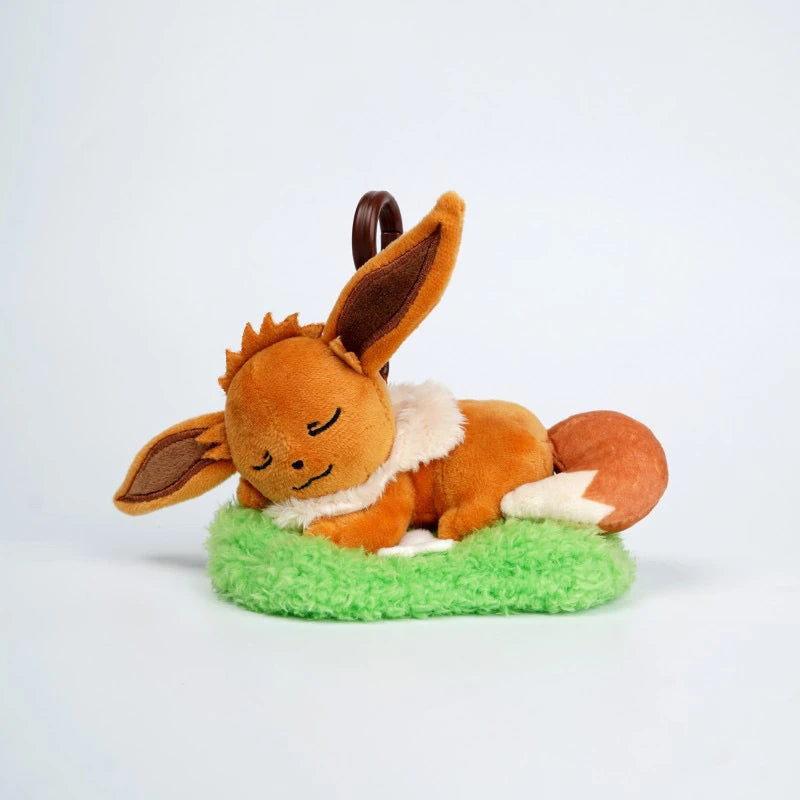 Animal Pokemon Pikachu Eevee Bulbasaur Charmander Jigglypuff Squirtle Kawaii Plush Toys Pendant Keyring Keychain Birthday Gifts
