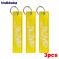 1Pc/2Pcs/3Pcs Set Sale Midnight Club Oni Mask Both Sides Embroidery Patterns Funny Tag Keychain Motorcycle Wholesale