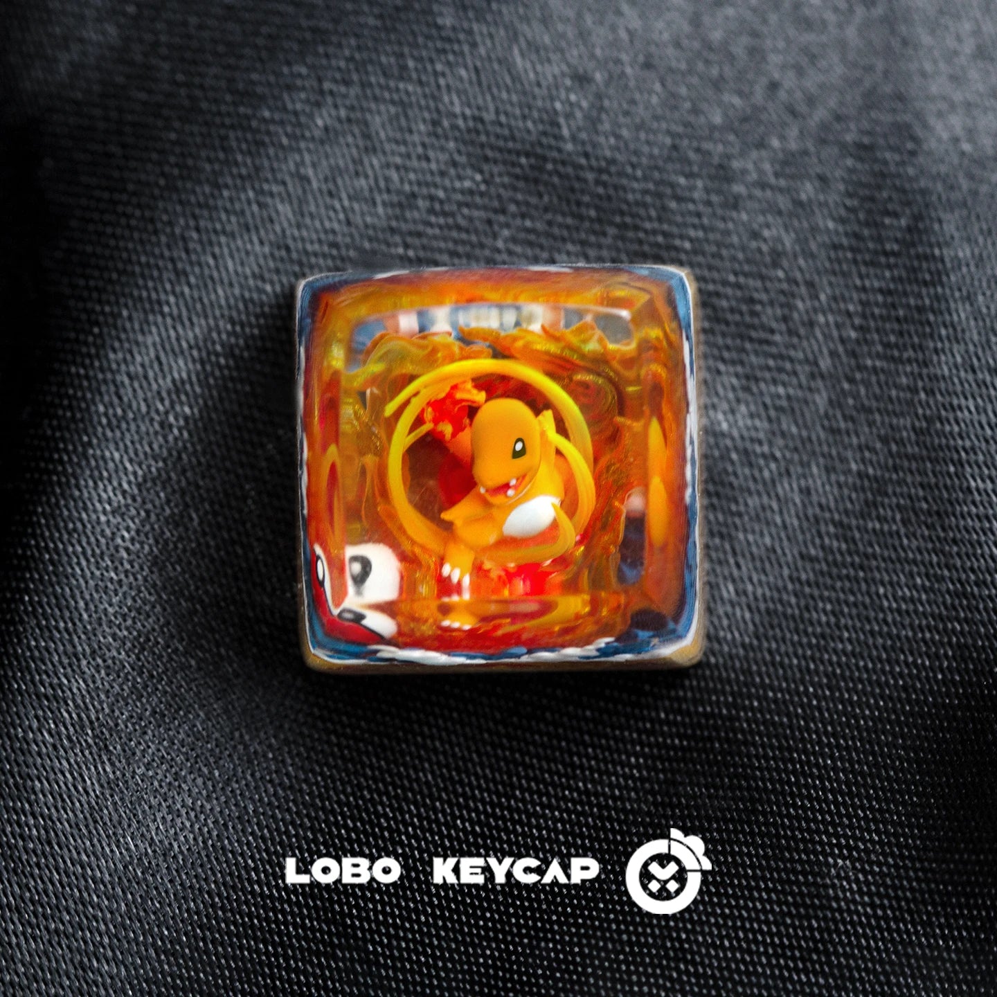 Pokemon Pikachu Transparent Esc Keycap Keyboard Accessories Anime Cute Resin Shrink Drip Glue handmade Keycaps Anime Fans Gift