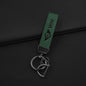 Car Hot Stamping Badge Keychain Zinc Alloy Keyring Accessories For MINI Cooper JCW WORKS R55 R56 F55 F56 R57 R58 R59 R60 R61