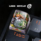 Pokemon Pikachu Transparent Esc Keycap Keyboard Accessories Anime Cute Resin Shrink Drip Glue handmade Keycaps Anime Fans Gift
