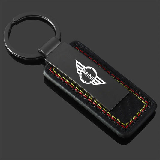 Metal Car Keychain Three Colors Anti-lost Key Chain Keyrings Key Holders For Mini Cooper One JCW F54 F55 F56 F57 F60 R50 R52 R53