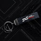 1PCS Car Keychain New JCW Logo For Mini Cooper S F54 F55 F56 F57 R58 R59 Widget Ornaments Metal Carbon Fiber Leather Key Chain