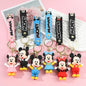 Mickey Minnie PVC Keychain Doll Action Figural Couple Car Key Chain Pendant Hanging Ornaments Wedding Gifts