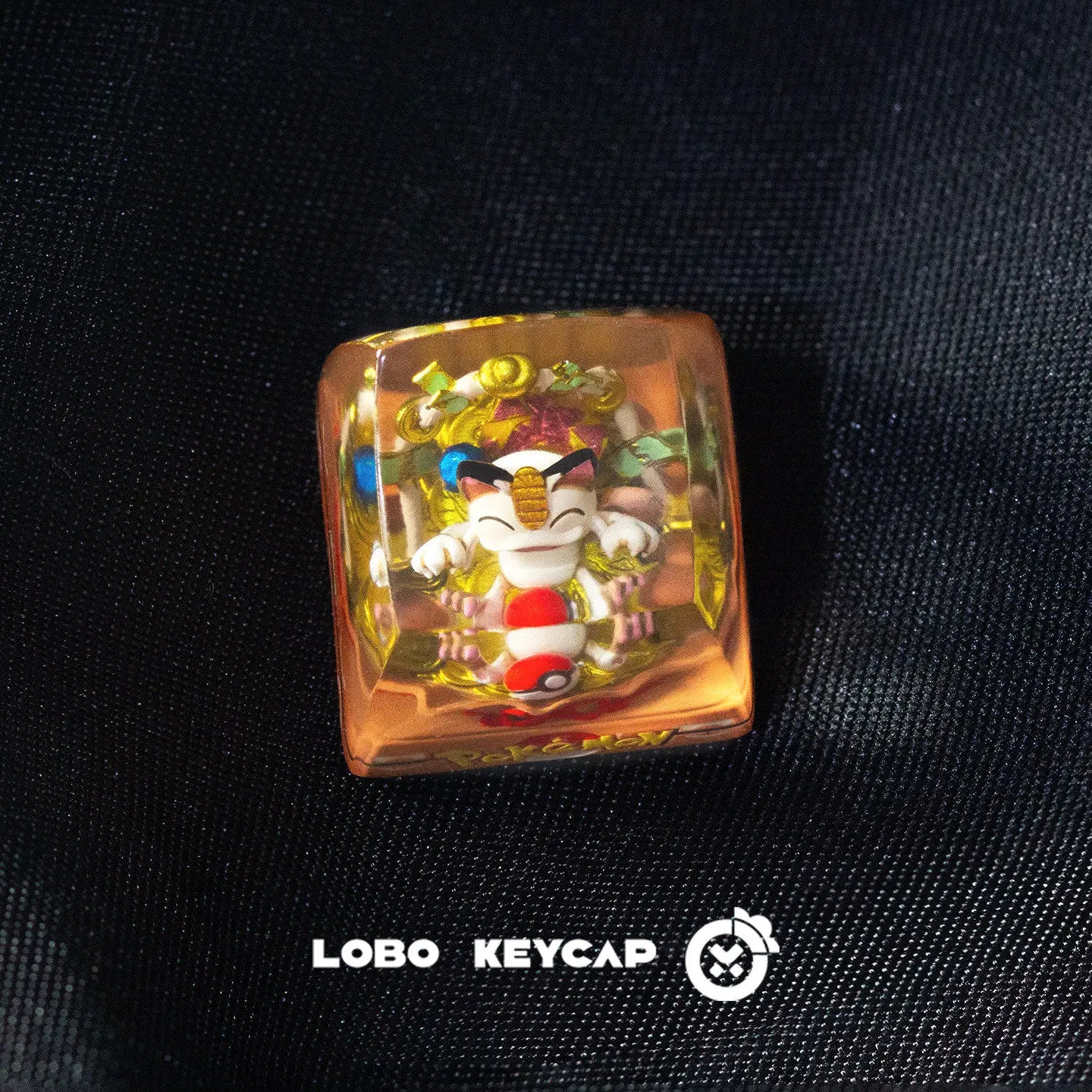 Pokemon Pikachu Transparent Esc Keycap Keyboard Accessories Anime Cute Resin Shrink Drip Glue handmade Keycaps Anime Fans Gift