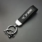 1PC Simple PU Leather Keychain Women Men Car Key Ring Chain For MINI Cooper R56 F56 R50 JCW Cabrio Aceman Countryman Coupe WORKS