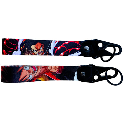 One Piece Cool Eagle Beak Keychain Lanyard Anime Manga Series Badge Holder USB Pendant Portable Key Lanyard Accessories