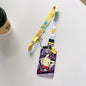 Pokemon Pikachu Keychain Anime Cartoon Couple Student Id Bus Bank Access Control Card Case Accessory Hanging Rope Accessories