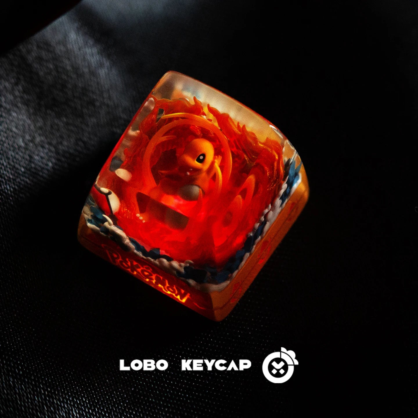 Pokemon Pikachu Transparent Esc Keycap Keyboard Accessories Anime Cute Resin Shrink Drip Glue handmade Keycaps Anime Fans Gift
