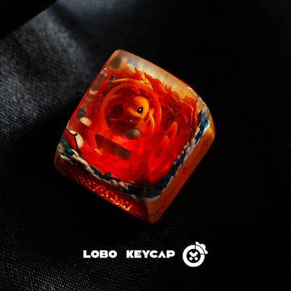 Pokemon Pikachu Transparent Esc Keycap Keyboard Accessories Anime Cute Resin Shrink Drip Glue handmade Keycaps Anime Fans Gift