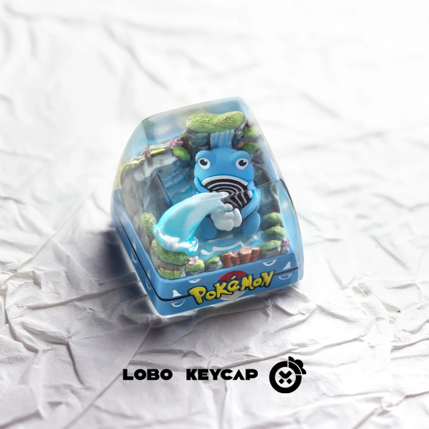 Pokemon Pikachu Transparent Esc Keycap Keyboard Accessories Anime Cute Resin Shrink Drip Glue handmade Keycaps Anime Fans Gift
