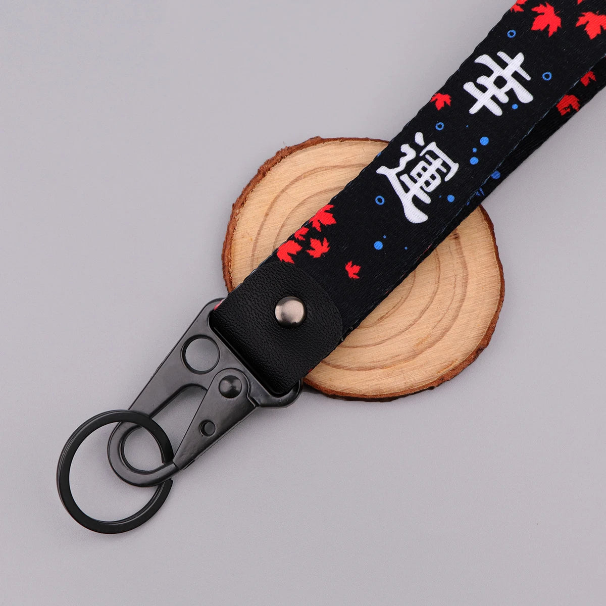 Koi Fish Wrist Keychain Good Luck Short Lanyard Key Ring Holder Multifunctional Wristband for Car Fashion Accessory for Women