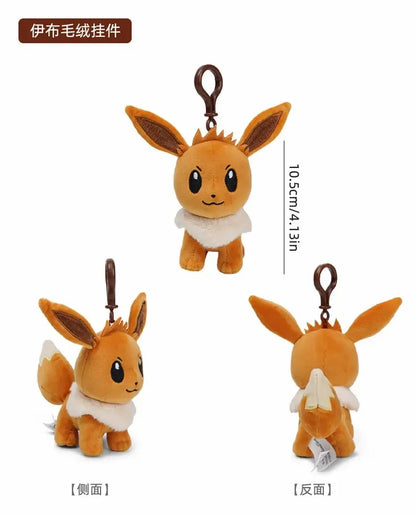 Genuine Pokemon Eevee Umbreon Espeon Kawaii Plush Toy Pendant School Bag Backpack Pendant Key Ring Doll Birthday Christmas Gift