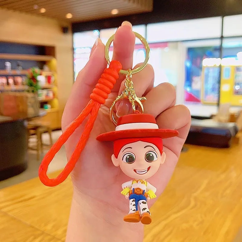 Toy Story Three-Eyed Alien Cartoon Keychain – Cute Bag Charm, Car Pendant & Gift for Girls