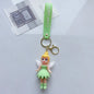 Disney Cartoon Peter Pan Figure Keychain Anime Peter and Wendy Hooker Car Key Accessories Bag Pendent Toy Birthday Gift for Kids