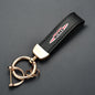 1PC Simple PU Leather Keychain Women Men Car Key Ring Chain For MINI Cooper R56 F56 R50 JCW Cabrio Aceman Countryman Coupe WORKS