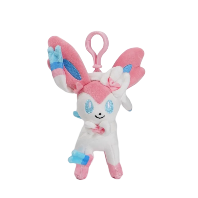 Genuine Pokemon Eevee Umbreon Espeon Kawaii Plush Toy Pendant School Bag Backpack Pendant Key Ring Doll Birthday Christmas Gift