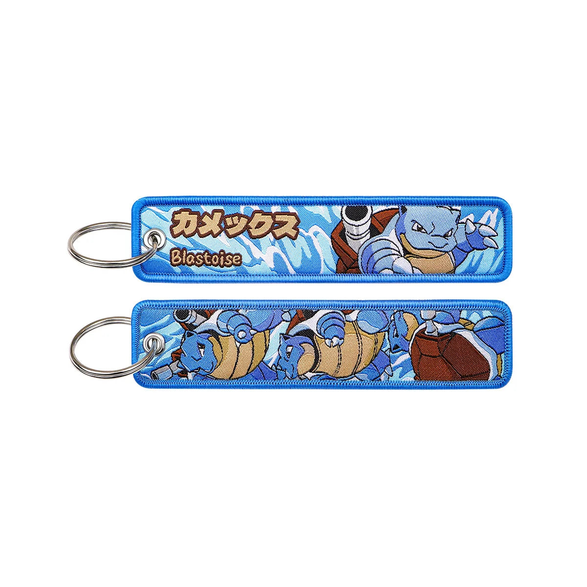 Pokémon Anime Elf Monsters Keychain for Cars Backpack Key Holders Embroidery Keyrings Key Tag Jet Tag Accessories Gifts