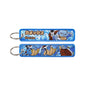 Pokémon Anime Elf Monsters Keychain for Cars Backpack Key Holders Embroidery Keyrings Key Tag Jet Tag Accessories Gifts