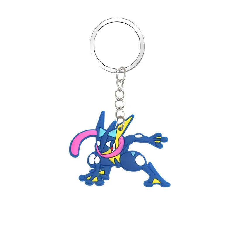 8pcs/lot Pokemon Keychains Kids Pikachu Birthday Party Supplies Gift Bag Filler Stuffer School Carnival Reward Party Decoration