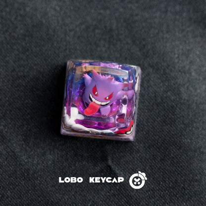 Pokemon Pikachu Transparent Esc Keycap Keyboard Accessories Anime Cute Resin Shrink Drip Glue handmade Keycaps Anime Fans Gift