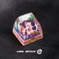 Pokemon Pikachu Transparent Esc Keycap Keyboard Accessories Anime Cute Resin Shrink Drip Glue handmade Keycaps Anime Fans Gift