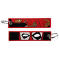 Embroidery Cool Keychain Motorcycles Cars Chaveiro American comics Manga Series Holder Pendant Portable Key Lanyard Accessories