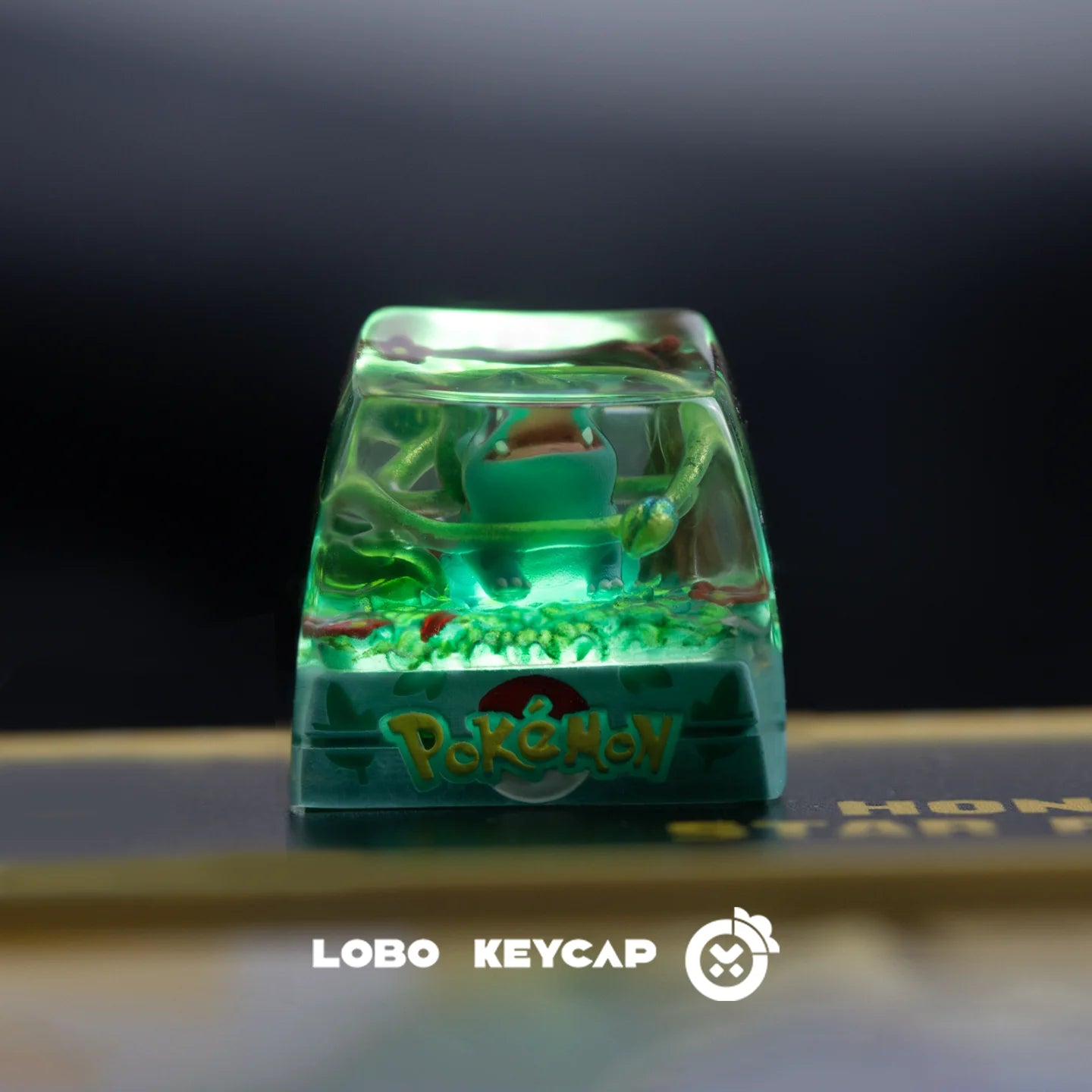 Pokemon Pikachu Transparent Esc Keycap Keyboard Accessories Anime Cute Resin Shrink Drip Glue handmade Keycaps Anime Fans Gift