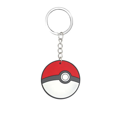 8pcs/lot Pokemon Keychains Kids Pikachu Birthday Party Supplies Gift Bag Filler Stuffer School Carnival Reward Party Decoration