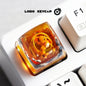 Pokemon Pikachu Transparent Esc Keycap Keyboard Accessories Anime Cute Resin Shrink Drip Glue handmade Keycaps Anime Fans Gift