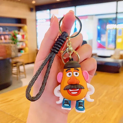 Toy Story Three-Eyed Alien Cartoon Keychain – Cute Bag Charm, Car Pendant & Gift for Girls