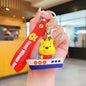 Winnie the Pooh Keychain Cute Winnie the Pooh Silicone Doll Pendant Car Bag Decoration Small Gift Keychain