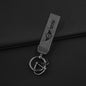 Car Hot Stamping Badge Keychain Zinc Alloy Keyring Accessories For MINI Cooper JCW WORKS R55 R56 F55 F56 R57 R58 R59 R60 R61