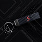 1PCS Car Keychain SE Plug S Logo For Mini Cooper S JCW R53 R55 F54 F55 F56 Widget Ornaments Metal Carbon Fiber Leather Key Chain
