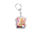 For Pokemon Elf Qikchu Snorlax Zeraora Eevee Charizard Gengar Acrylic Selfmade Cute Cartoon Anime Keychain Pendant Toy Gift 5cm