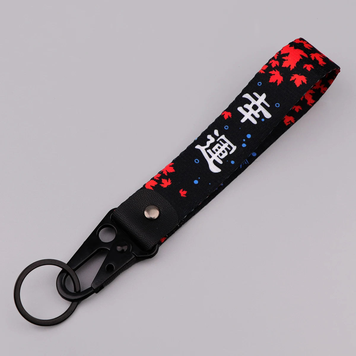 Koi Fish Wrist Keychain Good Luck Short Lanyard Key Ring Holder Multifunctional Wristband for Car Fashion Accessory for Women